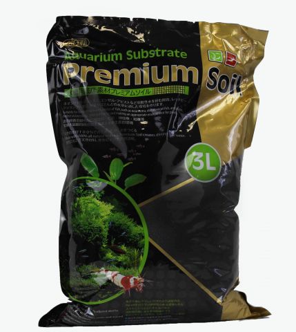 ISTA Premium Soil Субстрат для аквариумных растений и креветок премиум класса 3л, гранулы 1,5-3,5мм