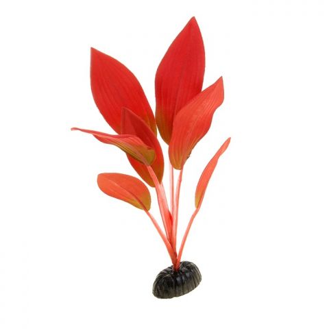 Растение шелковое "Эхинодорус Амазонка" красный 22 см YM-12