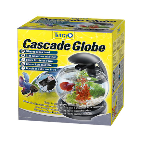 Tetra Cascade Globe Black - аквариумный комплекс - шар 6,8 литра - вид 1 миниатюра